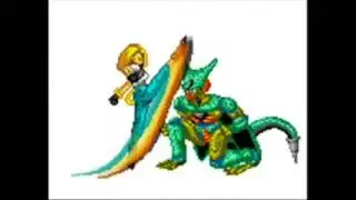 Cell Absorbs Android 18 Sprite Animation