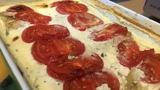 Рыба запечённая в сливочном соусе