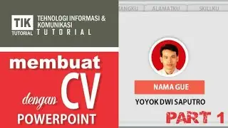MEMBUAT CURICULUM VITAE (CV) di POWERPOINT || TUTORIAL || SDIT SULA 05