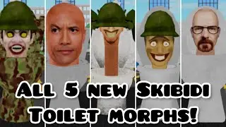[😞NEW] How To Get ALL 5 New Skibidi Toilet Morphs In “Skibi Toilet Morphs” | Roblox #skibiditoilet