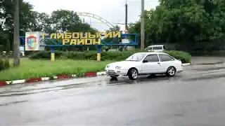 Test wet Drift on Ford Sierra V6 2.9