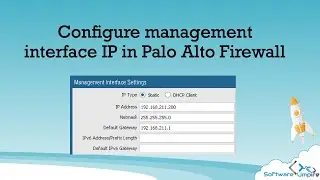 Configure Palo Alto Management Interface