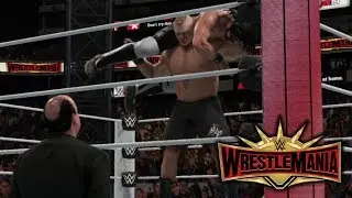 WM35 - SETH ROLLINS V BROCK LESNAR! (WWE 2K19 Highlights)