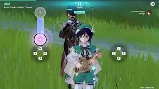 Venti and Zhongli playing in Tuned to the World's Sounds Event