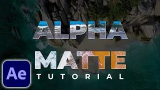 How to Place Video Inside Text in After Effects - After Effects Tutorial