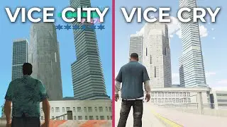 GTA 5 Vice City – Vice Cry Remastered Mod vs. Vice City Original Comparison