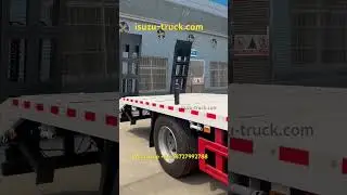 isuzu low boy truck.lowbed truck.Excavator transport vehicle. isuzu-truck.com.whtsap+86-18727992788