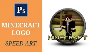 Einfaches Minecraft Logo by SpawnCube Design  [60FPS] [SPEEDART PHOTOSHOP]