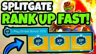 Splitgate: How to RANK UP FAST in SPLITGATE! Tips & Tricks! 