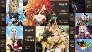 NEW UPDATE!! NATLAN NEW CHARACTERS NAMES, THEIR KITS, VISIONS, WEAPON TYPES & MORE - Genshin Impact