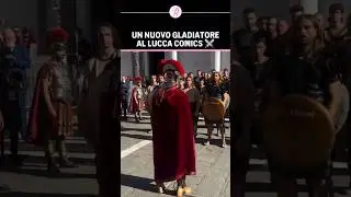 TOTTI VERSIONE GLADIATORE 🛡️ | Guardate l'ex capitano della Roma al LUCCA COMICS ⚔️
