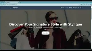 Stylique – Modern E-Commerce UI using React, Tailwind CSS & Context API (Project Showcase)
