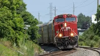 CP 8912 leads CPKC 137 Westbound in Killean, Ontario