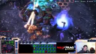 desRow Mass Tempest against Brood Lord Infestor - Heart of the Swarm HOTS