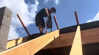 Укладка стропильной системы