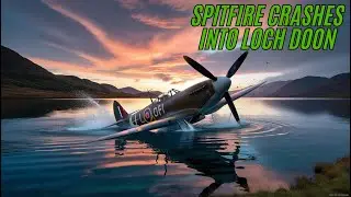 Recreating a Final Flight: The Tragic Last Mission of Frantisek Hekl 🇨🇿 | Spitfire Crash Loch Doon