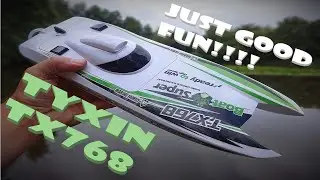 Brilliant Cheap Brushless Jet Boat! The New TYXIN TX768 Tested.