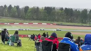 Porsche GT4 Cup crash at Donington Park