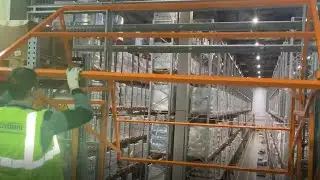 Перекидные паллетные ворота для мезонина (МБЗ - модуль безопасной загрузки)