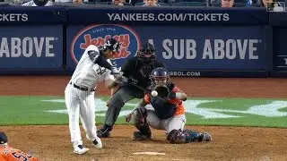 Aaron Hicks launches a massive three-run home run in the bottom of the 9th inning to tie the game