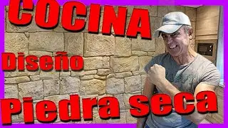 🤩Diseño COCINA moderna PIEDRA SECA 🤩  (Tematización)