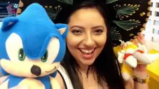 Sonic e Tails no Shopping Boulevard com Bruna Constantino e Trooper TV