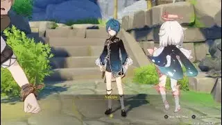 Genshin impact but Aether get beat up in a cutscene