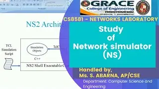 GRACE COE-CSE-CS8581-Networks Laboratory-Ex6a-Study of Network simulator (NS)