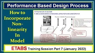 Performance Based Design | Geometric and Material nonlinearity | Nonlinear Analysis in ETABS |