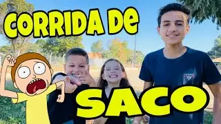 CORRIDA DE SACO brincadeira da turminha #brincadeira #turminha #diversão