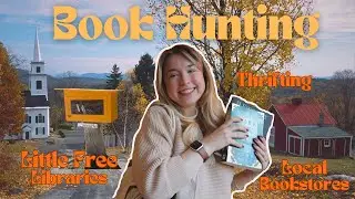 Come book hunting with me! little free libraries, thrifting and local bookstores