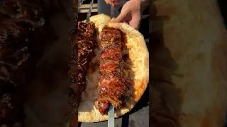 Слоённый шашлык из говядины
