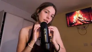 ASMR mic scratching & soft whispers (Vale)