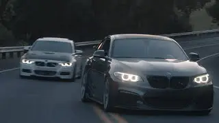 BMW's on the Backroads - M240i + 340i [4K]
