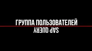 Что такое группы пользователей и области в SAP Query?