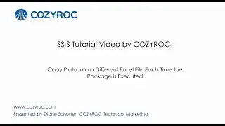 How to Write Data to a Different Excel File Each Time the Package is Executed - 