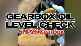 Gearbox oil level check for 6HP26