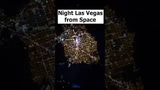 Night Paris and Las Vegas from space #lasvegas #vegas #paris #space #night