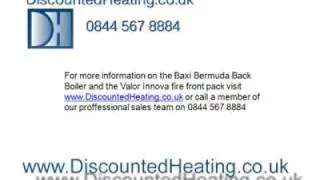 Baxi Bermuda Back Boiler Innova Fire Front Pack