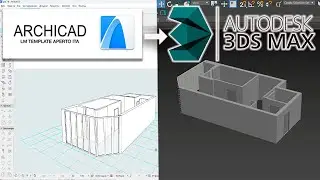 Как перенести стены из Архикада в 3Ds Max. Уроки для новичков.