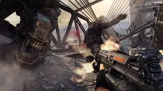 Wolfenstein : The new order . Серия 9 . Подводная лодка . Гибралтарский мост .