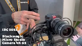 Blackmagic Micro Studio Camera 4K G2 - IBC 2023