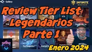 IMR Tier List Review Legendarios Parte 1 Enero 2024