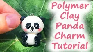 Polymer Clay Panda Charm Tutorial / Polimer Kil Panda Yapımı