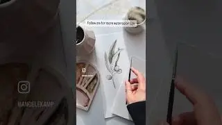 What do you do while your paint is drying? Wait patiently or dry with heat? #arttips #watercolor