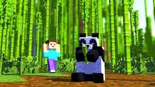 PANDA ! - The Minecraft Life of Alex & Steve - Minecraft Animation