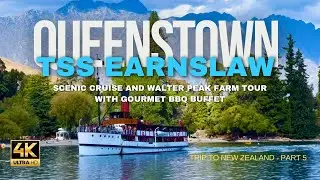 TSS Earnslaw-Scenic Cruise & Farm Tour #queenstown #newzealand #cruise #farm #steamengine #travel