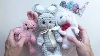 Обзор моих вязаных зайцев / Crochet bunny