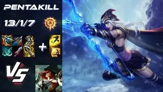 BOTTOM Ashe vs Miss Fortune [PENTAKILL] - EU Challenger Patch 14.15