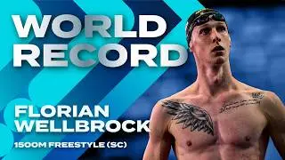 WORLD RECORD MEN 1500m FREESTYLE FULL EVENT